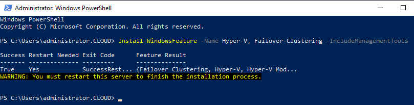 Install-required-Windows-Features-for-Failover-Clustering-and-Hyper-V
