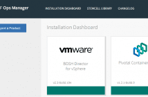 Configuring Pivotal Container Service PKS in PCF Ops Manager Dashboard