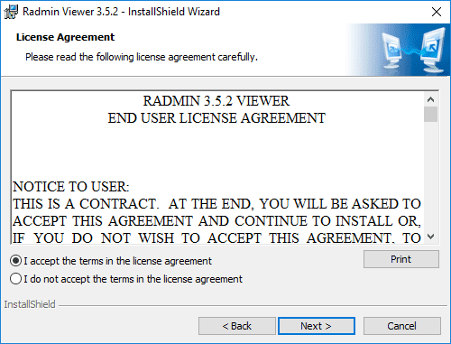 Accept-the-EULA-for-the-Radmin-Viewer-component