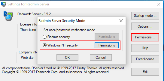 Choosing-the-Radmin-server-security-mode