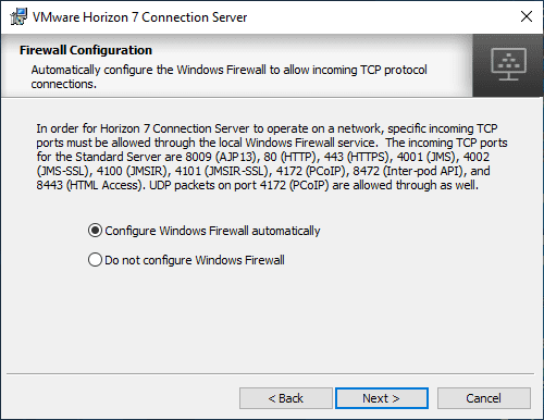 Configuring-the-Windows-Server-firewall-exceptions-for-VMware-Horizon-7.7-Connection-Server