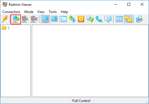 Creating-a-new-connection-in-the-Radmin-Viewer-application