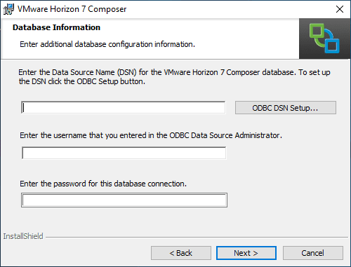 Horizon-Composer-Server-Database-Information-screen