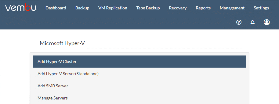 The-various-Hyper-V-configuration-options-to-add-to-Vembu-BDR-Suite-v4.0