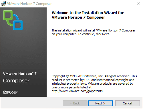 VMware-Horizon-7.7-Composer-Server-Installation