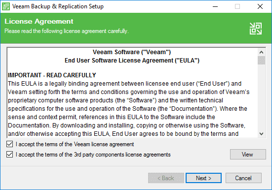 Accepting-the-EULA-for-Veeam-Backup-Replication-9.5-Update-4-updater