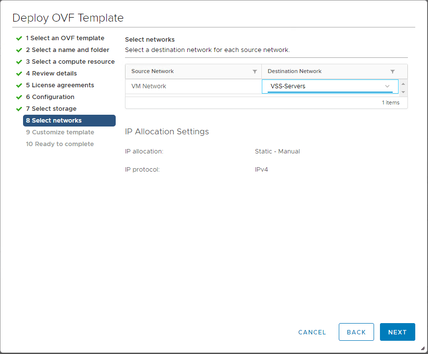 Configure-the-network-for-the-vRNI-4.0-proxy-appliance