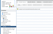 Connect VMware Horizon 7.7 Connection Server to vCenter Server