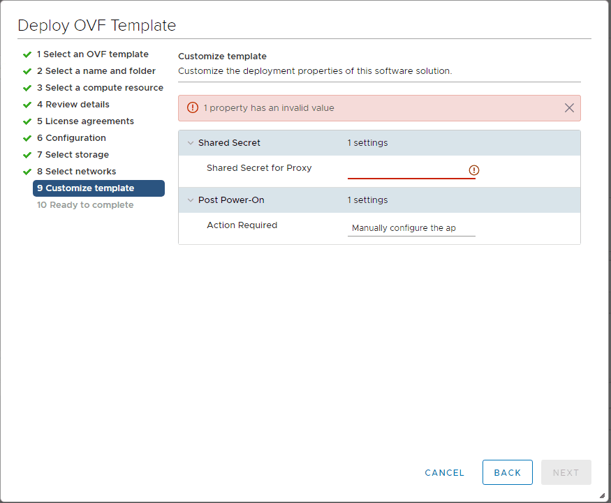 Customize-the-template-for-the-vRealize-Network-Insight-4.0-proxy-appliance-enter-shared-key