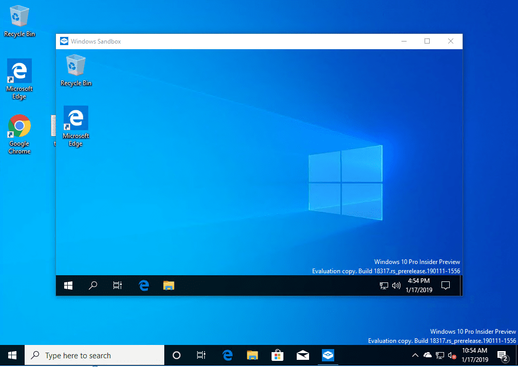 windows 10 pro insider preview evaluation copy