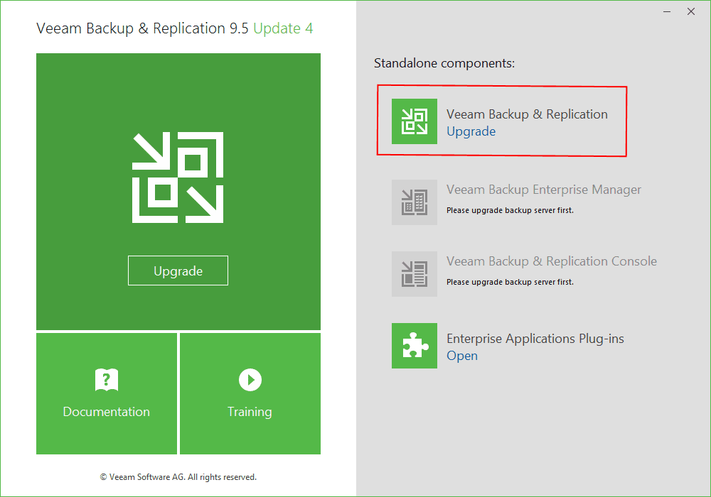 Launching-the-Veeam-Backup-Replication-9.5-Update-4-Upgrade-Process