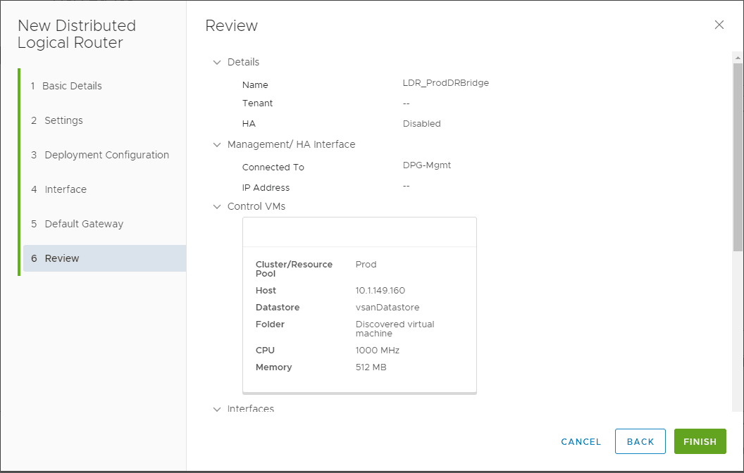 Review-the-configuration-of-the-Distributed-Logical-Router