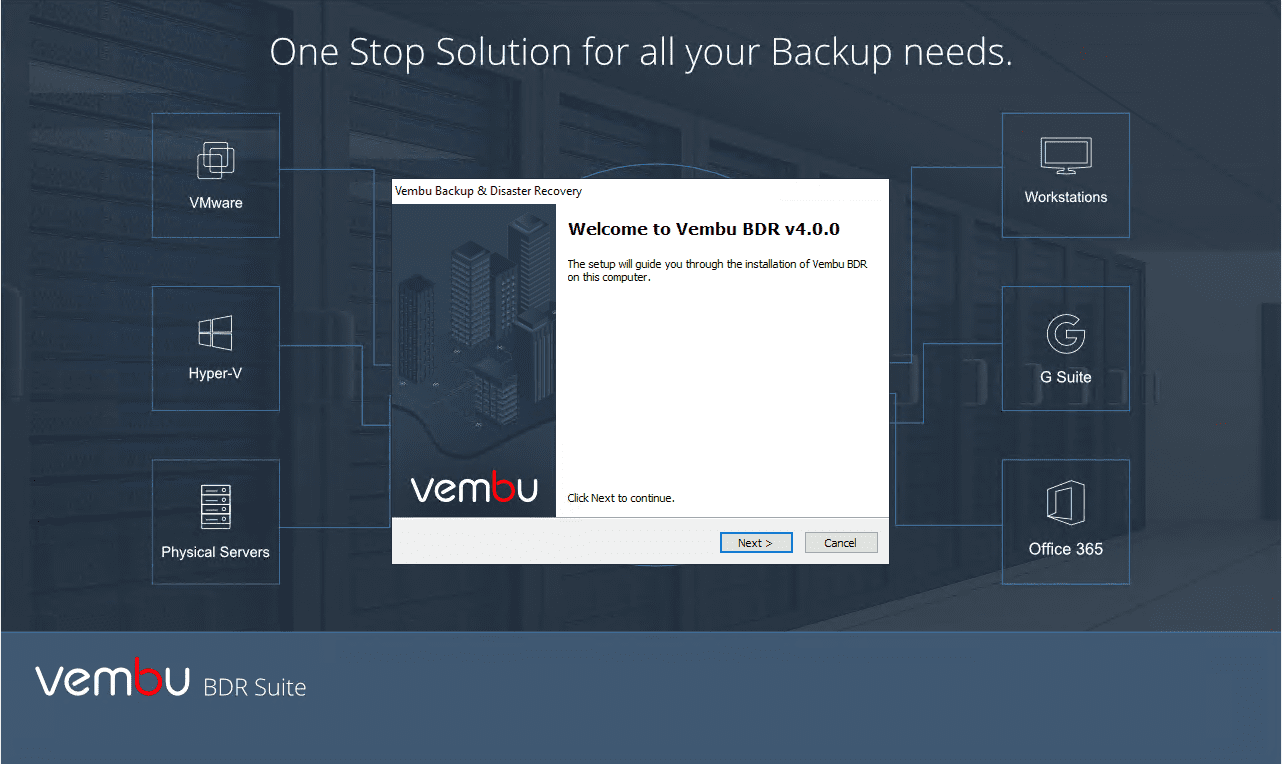 Initiating-installation-of-Vembu-BDR-Suite-4.0