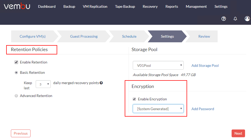 Retention-policies-and-encryption-settings-in-Vembu-BDR-Suite-4.0