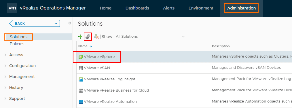 Testing-the-connection-to-vCenter-Server-from-vROPs-7-to-renew-SSL-connection