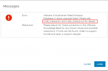 VMware vSphere VCSA 6.5 to VCSA 6.7 Postgres Upgrade Error Fix