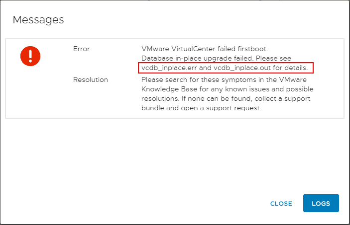 VMware-vSphere-VCSA-6.5-to-VCSA-6.7-Postgres-Upgrade-Error-Fix