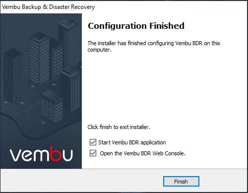 Vembu-BDR-Suite-4.0-installation-finishes