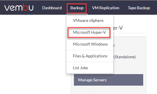 Choosing-to-backup-a-Hyper-V-environment-in-Vembu-BDR-Suite-4.0