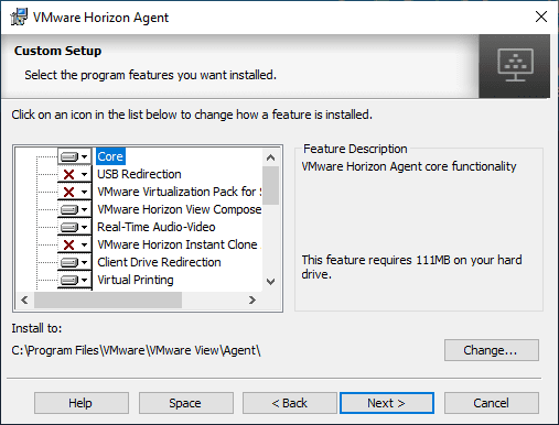 Horizon-View-Agent-7.8-Custom-Setup-components