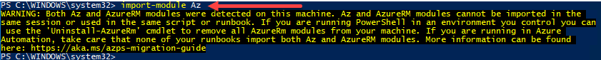 Importing-the-Az-Module-in-the-PowerShell-session
