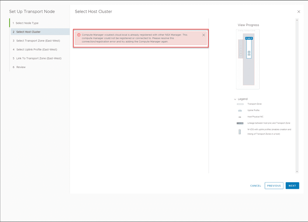 NSX-T-Compute-Manager-is-Already-Registered-with-Other-NSX-Manager-Error