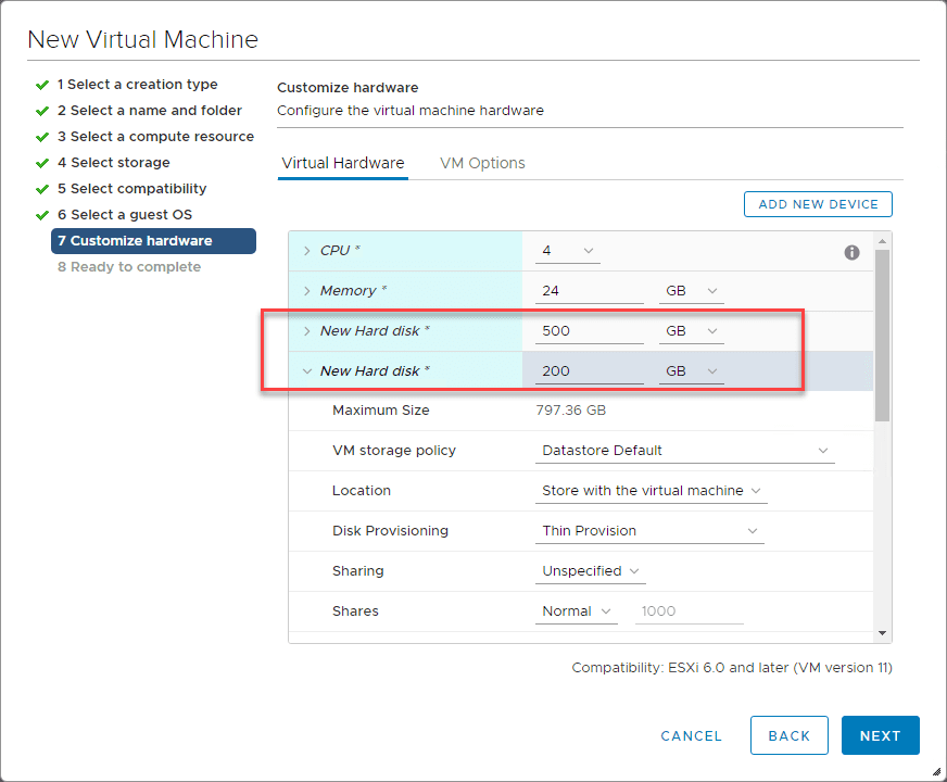 Adding-the-required-hard-disks-for-the-Nutanix-CE-nested-installation-on-ESXi