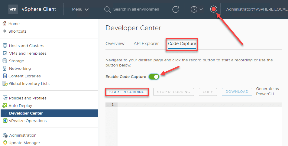 Enabling-the-Code-Capture-Feature-in-vSphere-6.7-Update-2