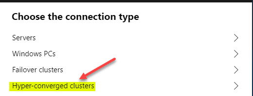 Choose-hyper-converged-clusters
