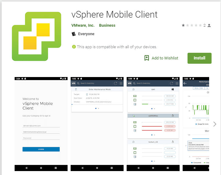 New Vsphere Mobile Client Fling With Docker Container Notification Service  - Virtualization Howto