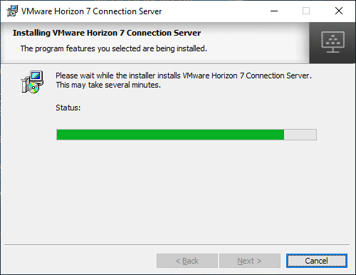 Horizon-7.9-Connection-Server-installation-proceeds