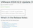 What’s New With VMware vSphere 6.5 update 3 Features