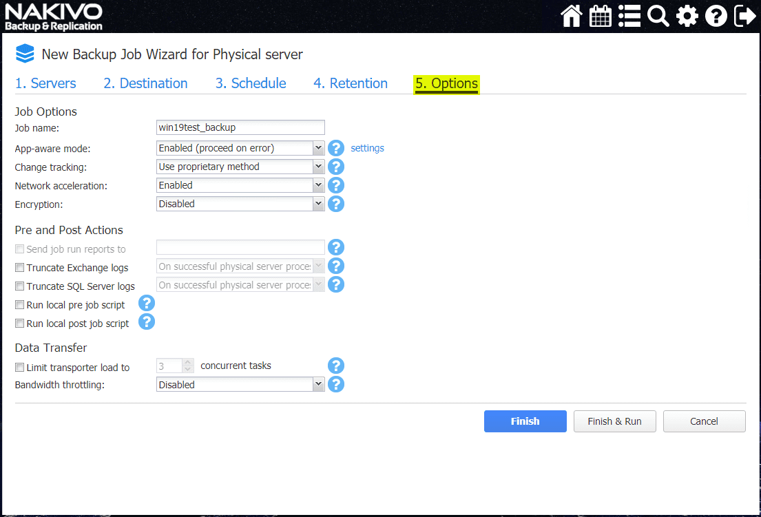 Backup-job-for-physical-server-options-screen