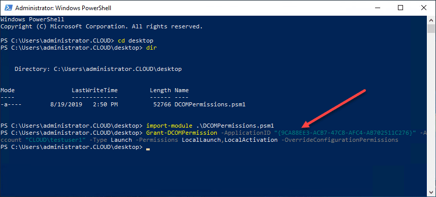 Importing-and-running-the-DCOM-permissions-PowerShell-module-to-fix-DCOM-permissions
