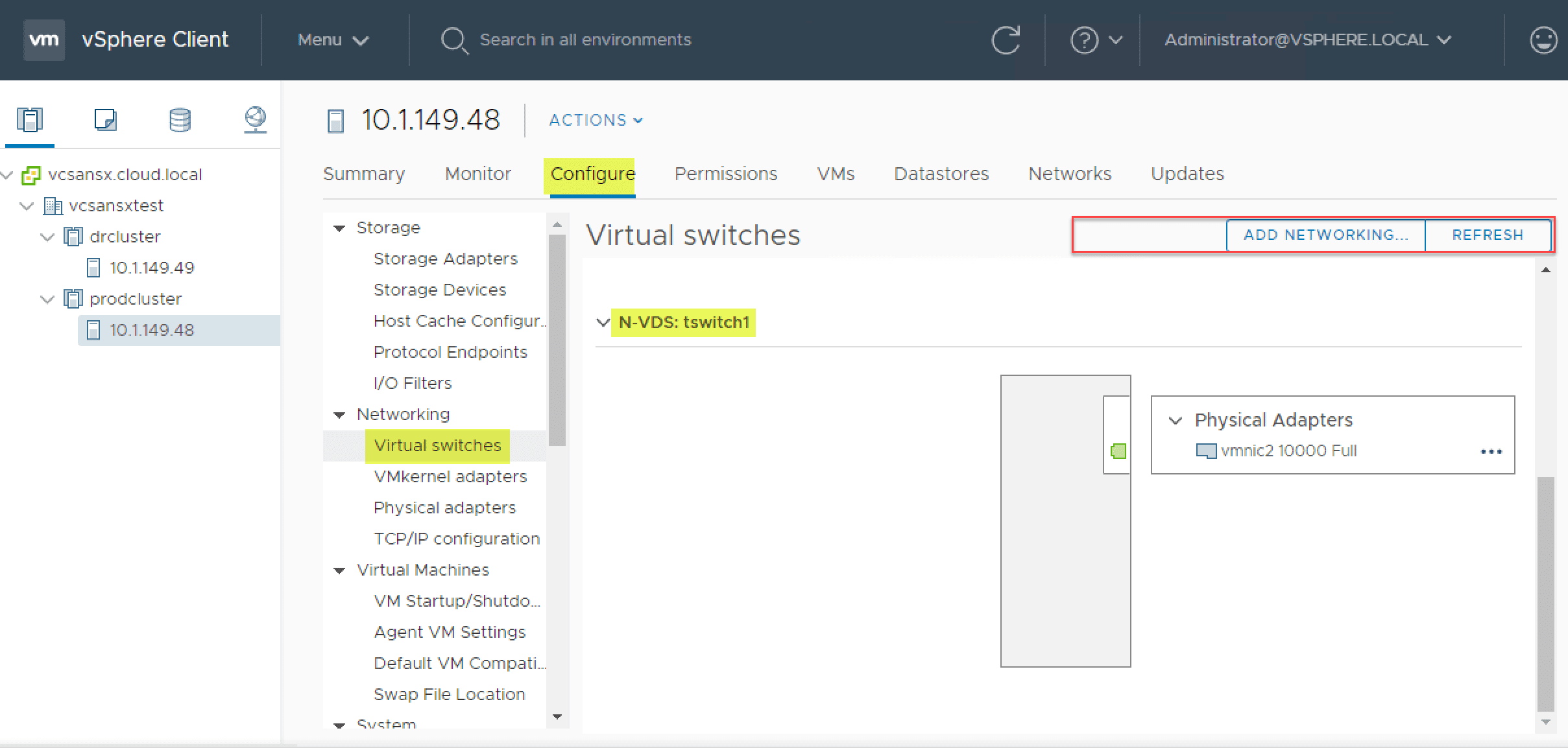 Options-in-vSphere-Client-for-managing-NSX-T-virtual-switch