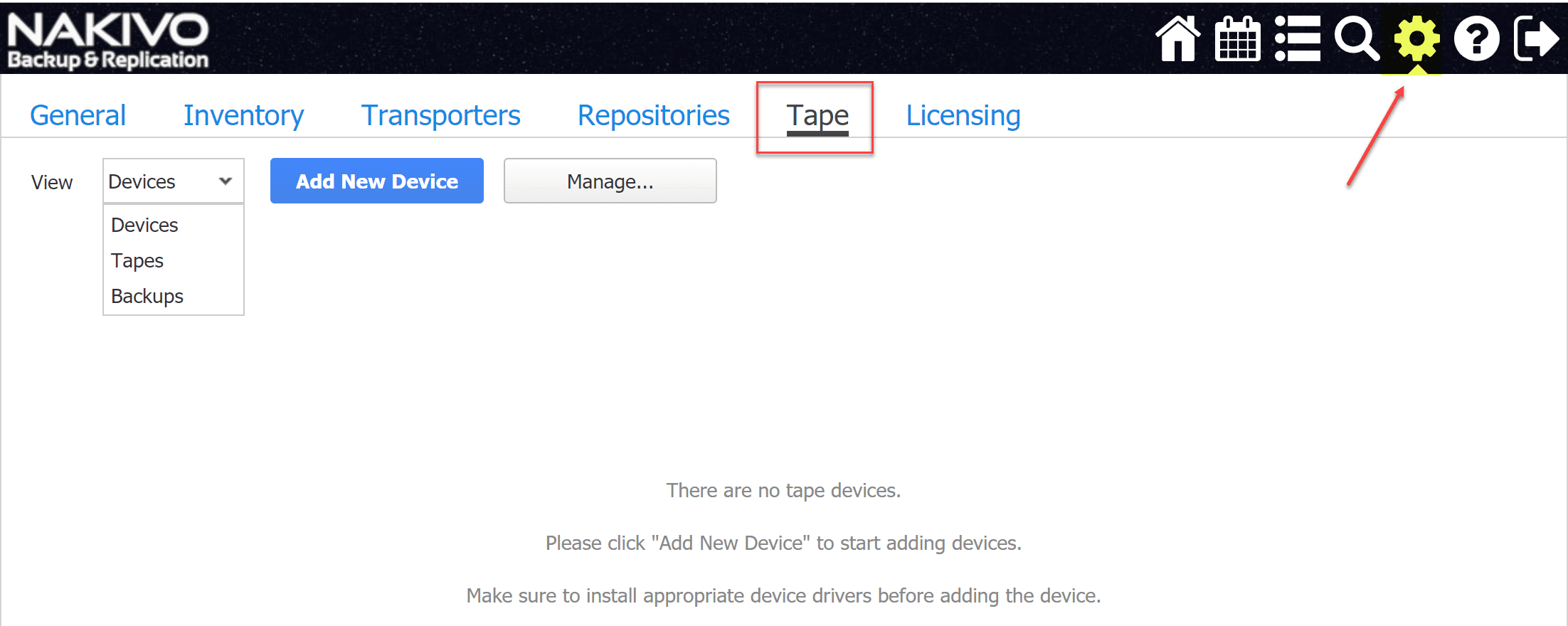 Adding-a-new-tape-device-in-NAKIVO-Backup-Replication-v9.1-Beta