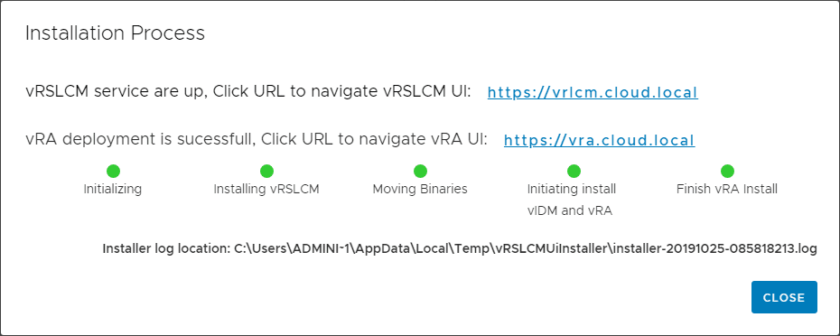 Installation-of-the-Lifecycle-Manager-Identity-Manager-and-vRealize-Automation-8-finishes-successfully