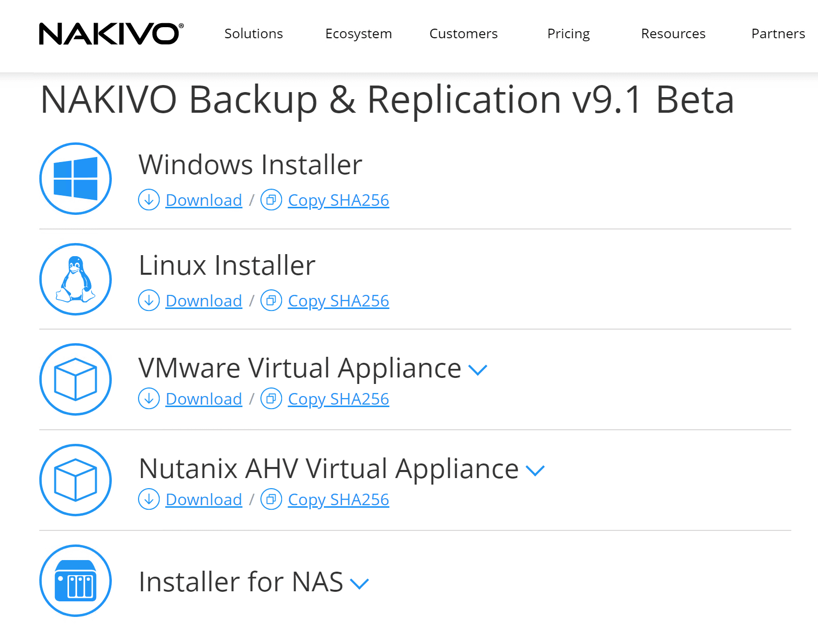 Options-for-installing-NAKIVO-Backup-Replication-v9.1-Beta