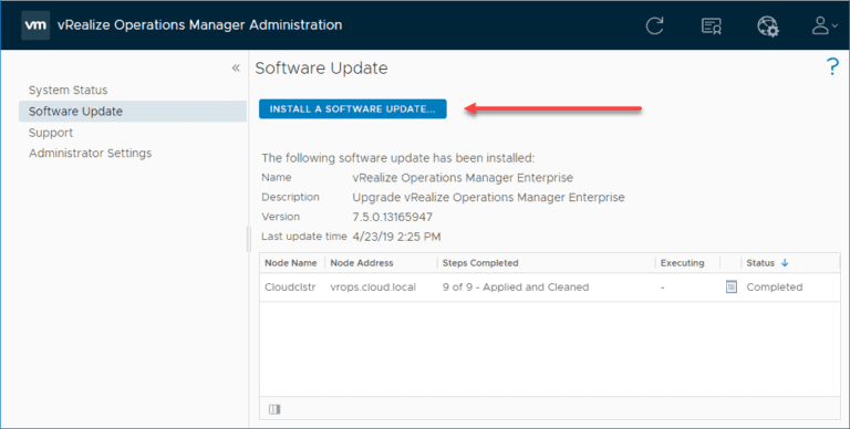 Upgrade to VMware vRealize Operations Manager vROPs 8.0 ...