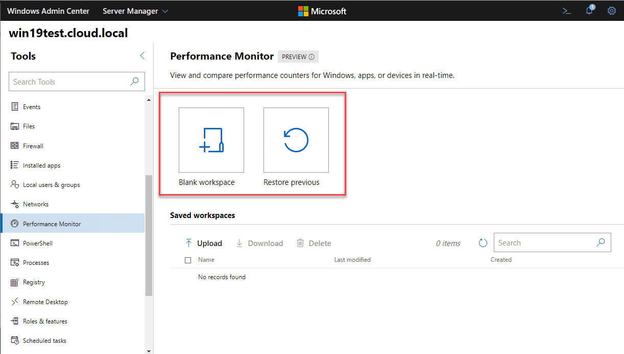 Performance-Monitor-in-Windows-Admin-Center-introduces-Workspaces