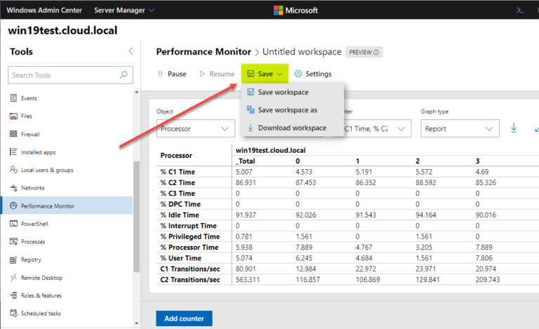 New Performance Monitor released in Windows Admin Center ...