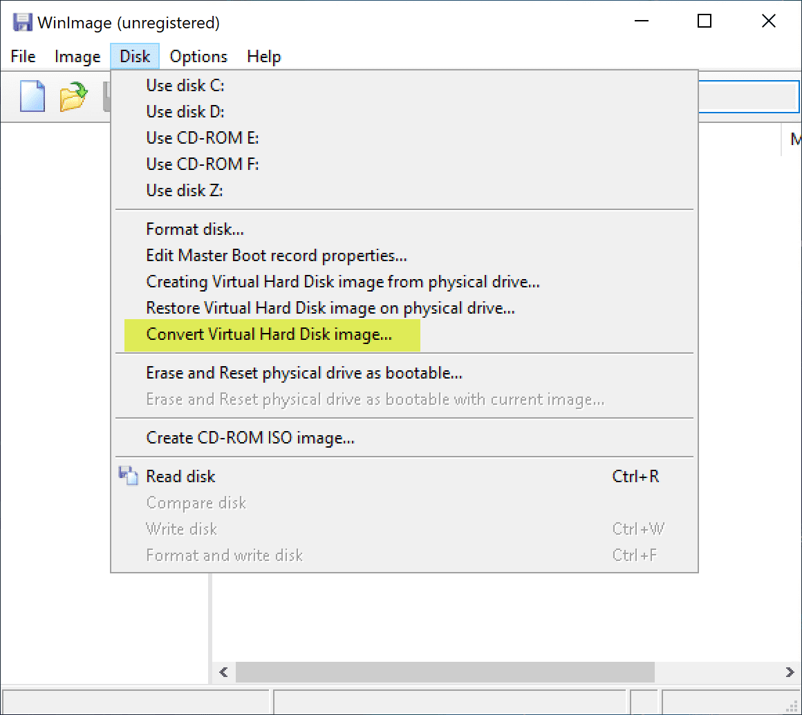 Using-WinImage-to-convert-VHD-to-VMDK