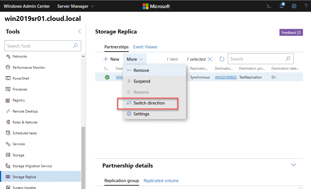 Windows-Server-2019-Storage-Replica-Failover-Process