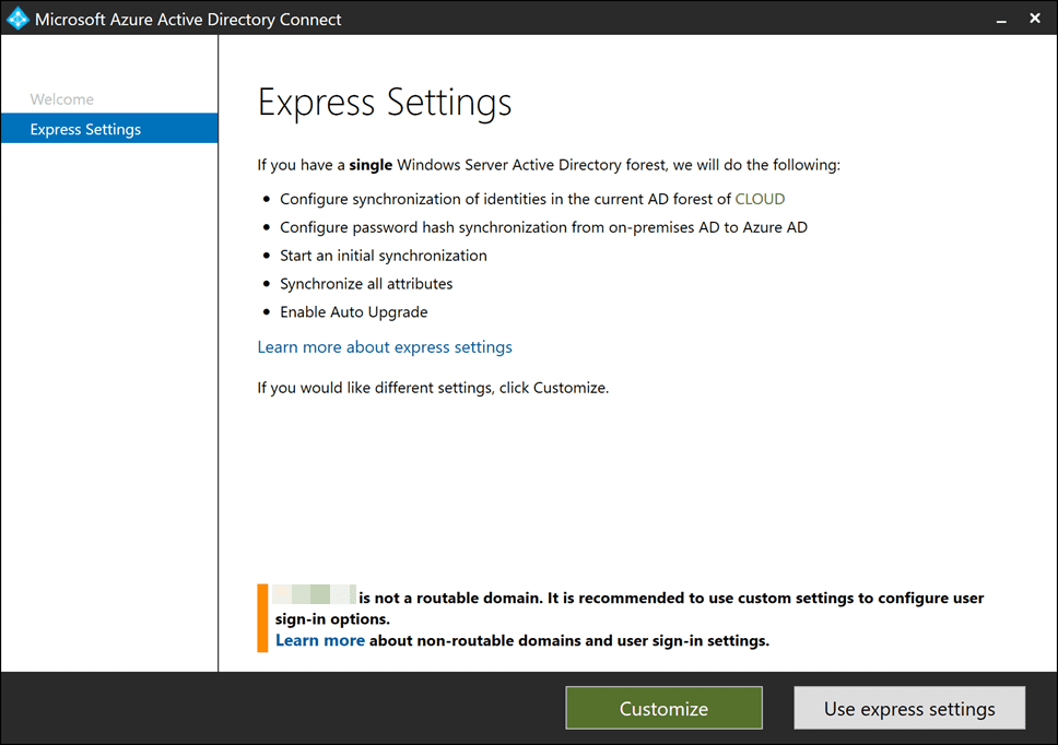 Azure-AD-Connect-Express-settings