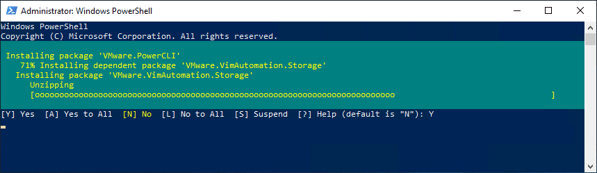 Installation-of-PowerCLI-begins-in-PowerShell