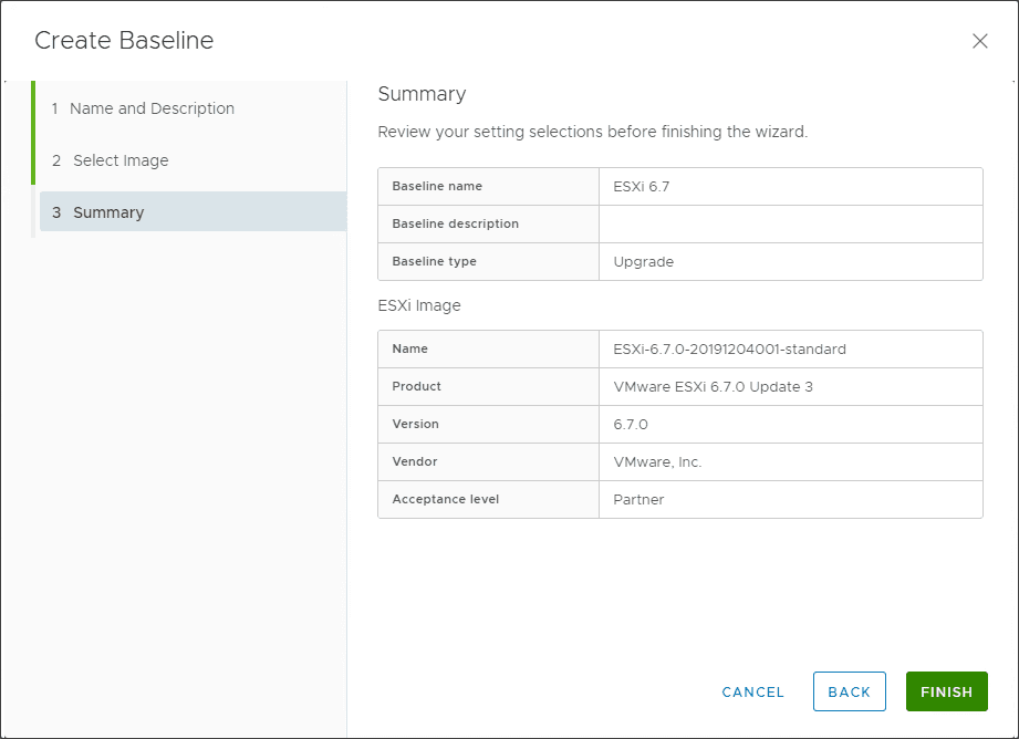 Review-the-settings-for-the-ESXi-6.7-upgrade-baseline