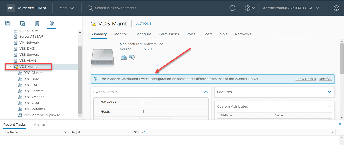 Replacing vCenter Server when vSAN Encryption is configured (76306)