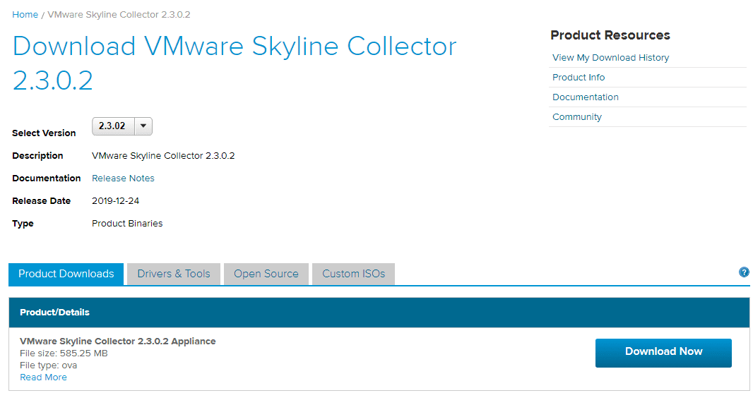 Pull-down-the-VMware-Skyline-OVA-appliance-from-VMware