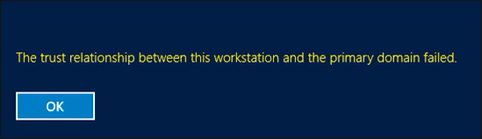 Domain-trust-relationship-error-after-reverting-to-a-snapshot