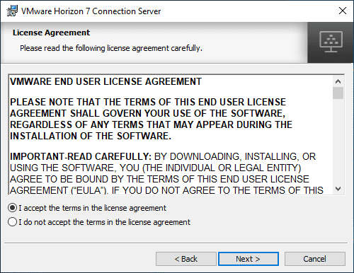 Accepting-the-EULA-for-Horizon-Connection-Server-7.11-installation